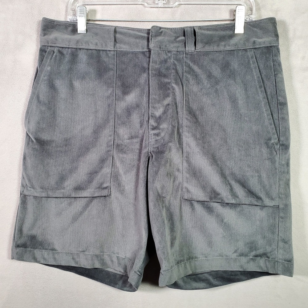 Nike SB Corduroy Shorts Mens 32 Gray AA1075-060 Skater Streetwear Gorpcore Retro